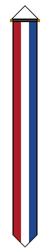 Wimpel Nederland - puntvorm 175 cm